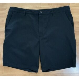 Icebreaker Berlin Men's Shorts 0A56KE 70% Merino / 30% Cotton Black Sz 40 Chino